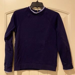 J Crew Mercantile XS Navy jersey pullover